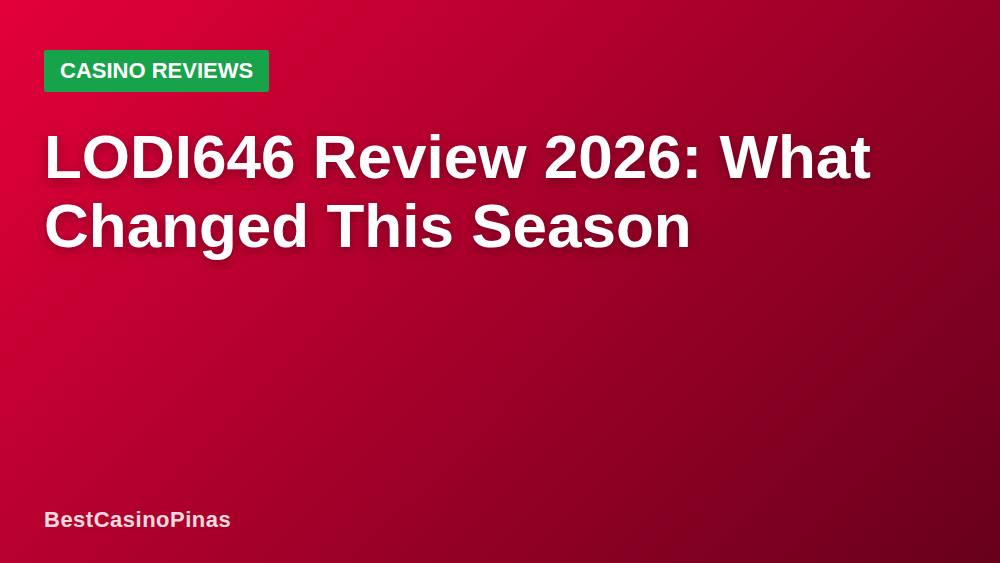 LODI646 Review 2026: What Changed This Season
